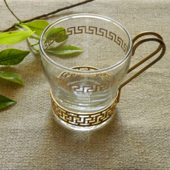 Vintage Art Deco Glasses with Caddy - Picture 4 of 8